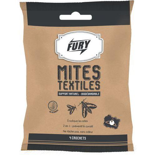 Illustration de : Crochets anti mites textiles - Fury