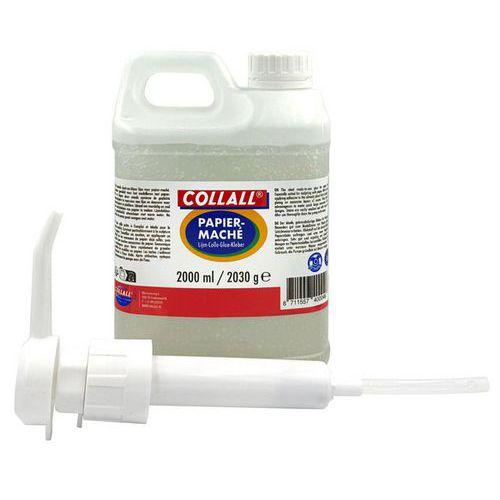 Illustration de : Bidon 2 L colle papier mâché - Collall