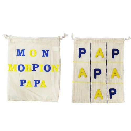 Illustration de : Lot de 104 lettres majuscules H 3 cm - Loolipo