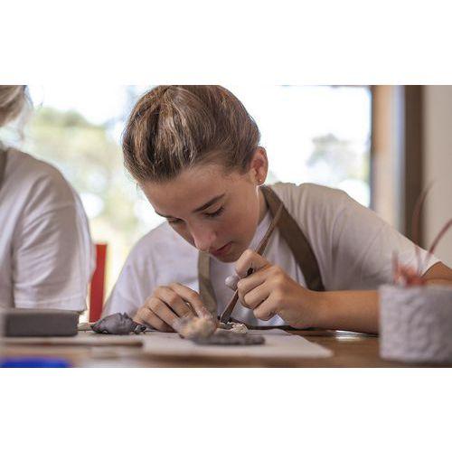 Illustration de : Pain de 1kg pâte autodurcissante ocre - Jovi