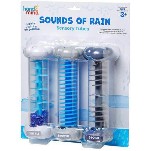 Illustration de : Lot 3 tubes sensoriels pluie - Learning resources