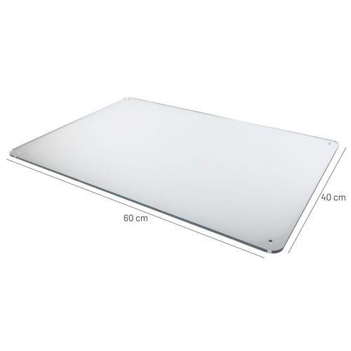 Illustration de : Miroir sanitaire - 40 x 60 cm - Manutan Expert