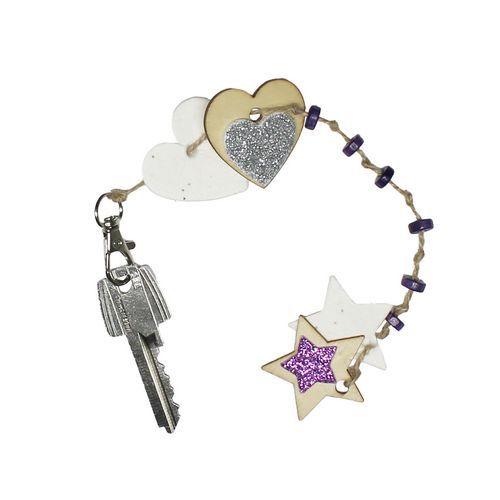 Illustration de : Set de 100 formes de papier à décorer et à planter