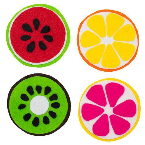 Illustration de : Pochette de 12 coupes feutrine 24 x 30 cm