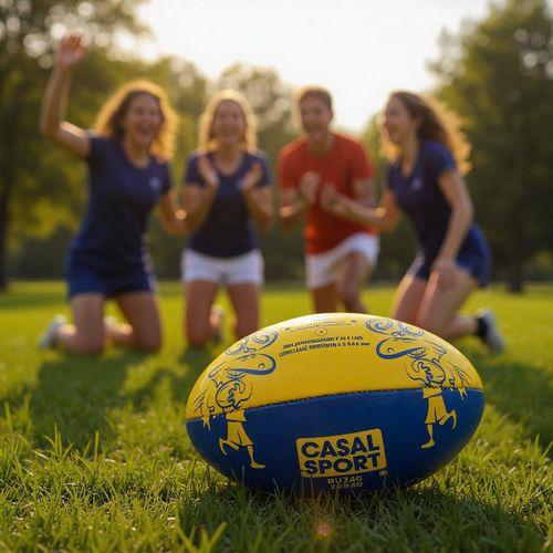 Illustration de : Ballon de rugby - Casal Sport - educ ultrasoft