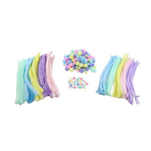 Illustration de : Maxi pack créatif 300 pièces pastel/pâques - Loolipo
