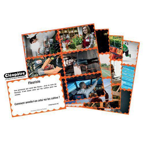 Illustration de : Lot de 384 petites images 9 x 6cm photos sports et métiers - Cléopâtre