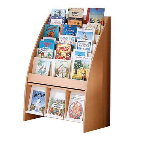 Illustration de : Présentoir à quotidiens simple face