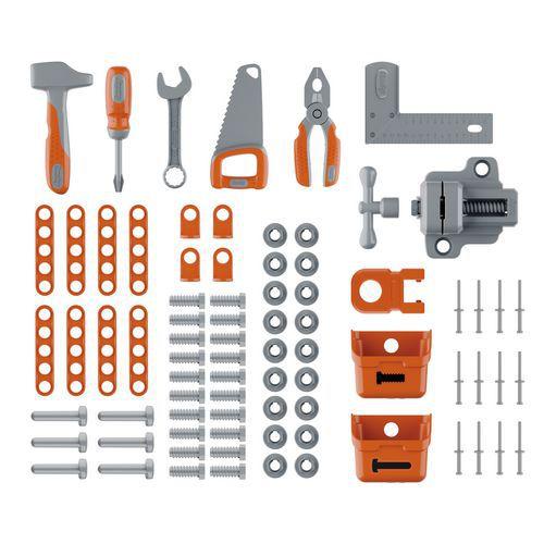 Illustration de : Etabli bricolo one B&D avec accessoires - Smoby