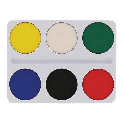 Illustration de : Boîte plastique de 6 godets - Assortiment de 6 couleurs - Classmates