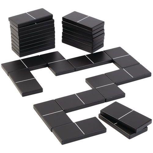 Illustration de : Domino tableau noir à craie - 28 pièces - Hope Education