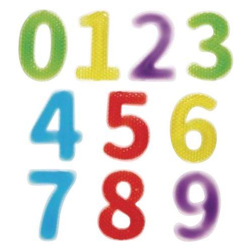 Illustration de : Chiffres sensoriels liquides et texturés - 10 pièces - Hope Education