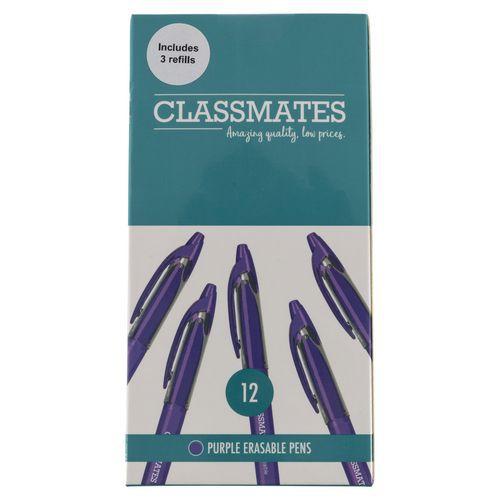 Illustration de : Stylo roller effaçable avec grip caoutchouté - Classmates