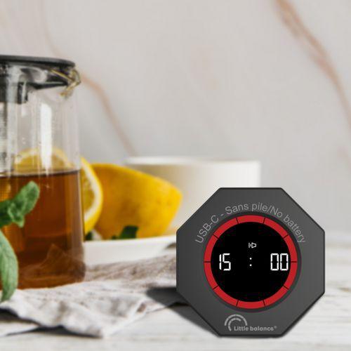 Illustration de : Minuteur digital rechargeable USB-C