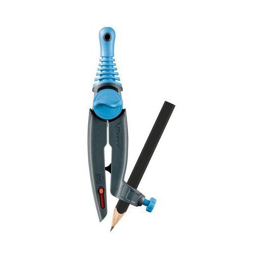 Illustration de : Compas stop & safe à bague - Maped