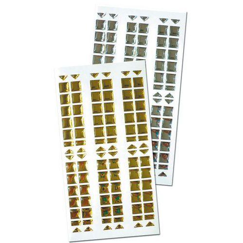 Illustration de : Pochette de 192 mosaïques autocollantes