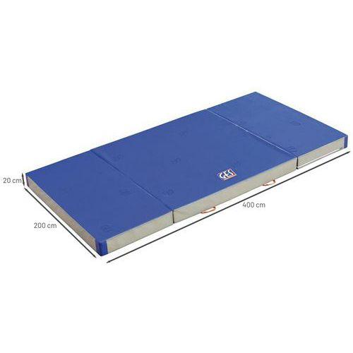 Illustration de : Matelas de gymnastique repliable en 3 GES