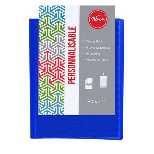 Illustration de : Porte vues personnalisable 80 vues / 40 volets - Pichon