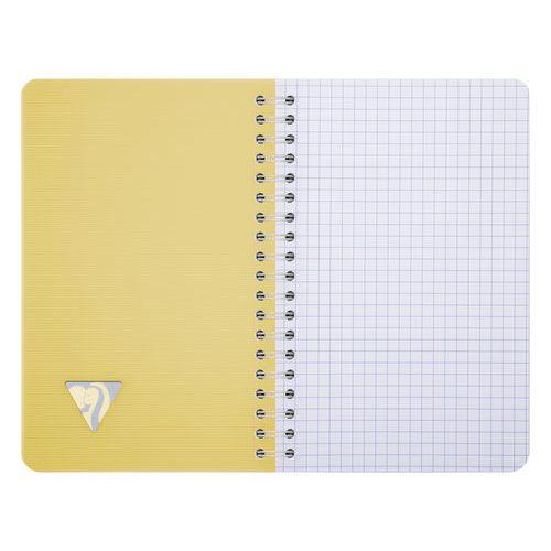 Illustration de : Carnet PP Linicolor reliure intégrale 11 X 17 cm 100p - Clairefontaine
