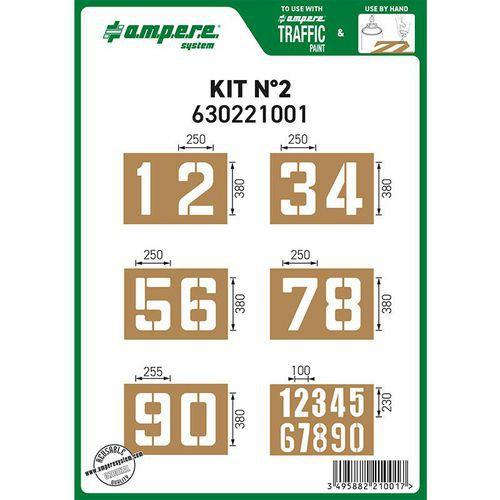 Illustration de : Jeu de pochoirs n° 2 - Ampere System