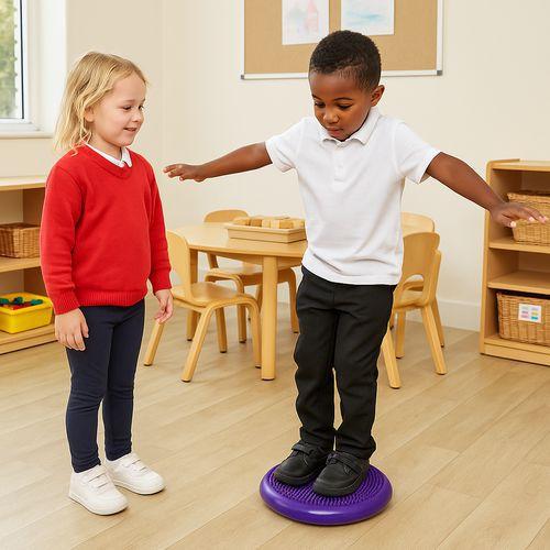 Illustration de : Coussin d'équilibre - Surface antidérapante et stimulante - LDA