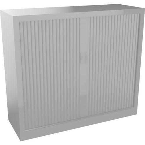 Illustration de : Armoire métal à rideaux H.105cm