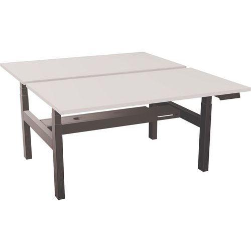 Illustration de : Bureau électrique en structure partagée 140 cm - Axel - Eol