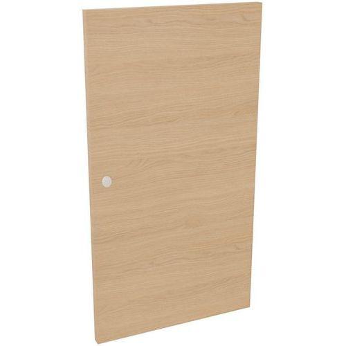 Illustration de : Porte en 2 cases avec serrure clé avec fente courrier Camille - Eol