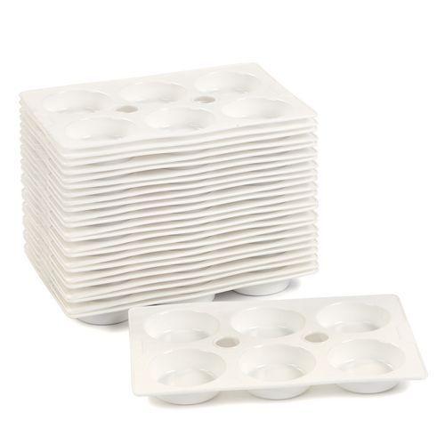 Illustration de : Palette de peinture - 6 compartiments empilables - Classmates