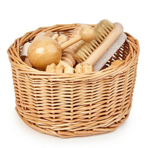 Illustration de : Coffret de massage sensoriel - 6 pièces en bois lisse - LDA