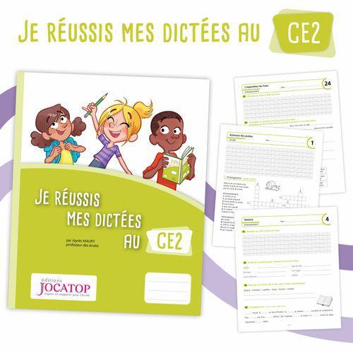 Illustration de : 9782363950932 JE REUSSIS MES DICTEES CE2