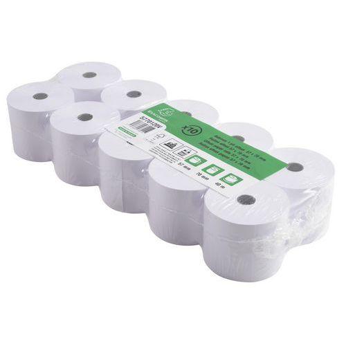 Illustration de : Rouleau papier machine à calculer 57 mm Ø 70 mm - Exacompta