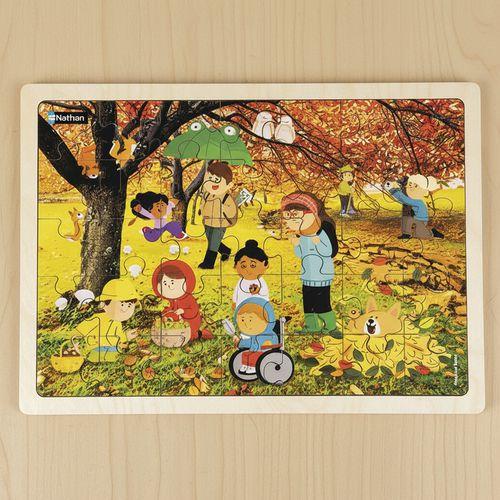 Illustration de : Les 4 saisons-Nathan