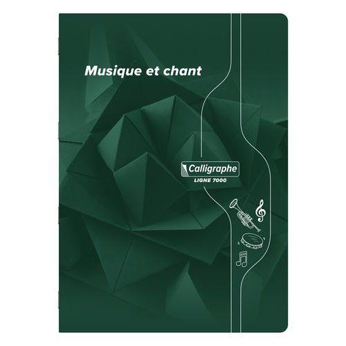 Illustration de : Cahier musique A4 24 pages musique - 24 pages seyes