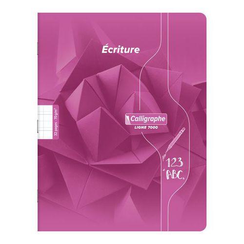 Illustration de : Cahier d'écriture piqué 7000 17x22 cm DL3mmVI - Calligraphe