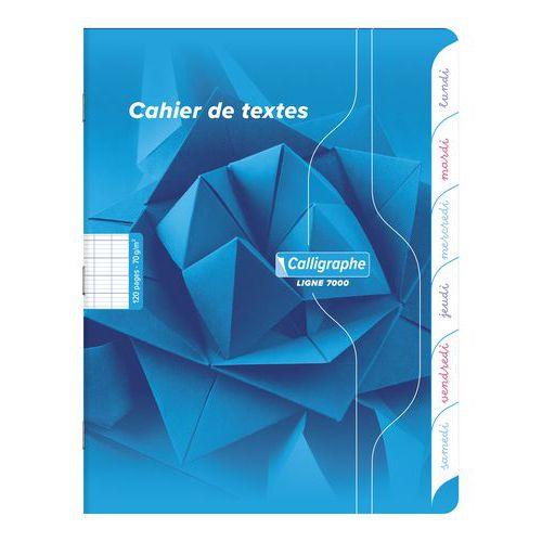 Illustration de : Cahier de textes piqué 17x22 cm Seyès - Calligraphe