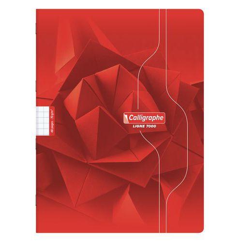 Illustration de : Cahier étudiant piqûre 24x32 cm 48 pages seyes 70g