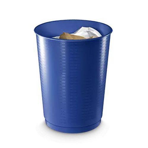 Illustration de : Corbeille à papier géante gloss anis - CEP