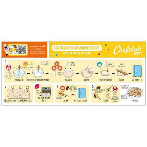 Illustration de : Emporte-pièces les biscuits d'anniversaire