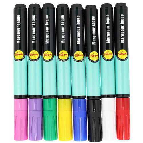 Illustration de : Marqueur peinture, laque brillante , 6 ml - Pichon