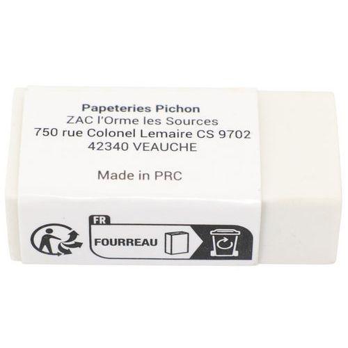 Illustration de : Gomme pour crayon petit modèle 39 x 18 x 12 mm sans PVC - Pichon
