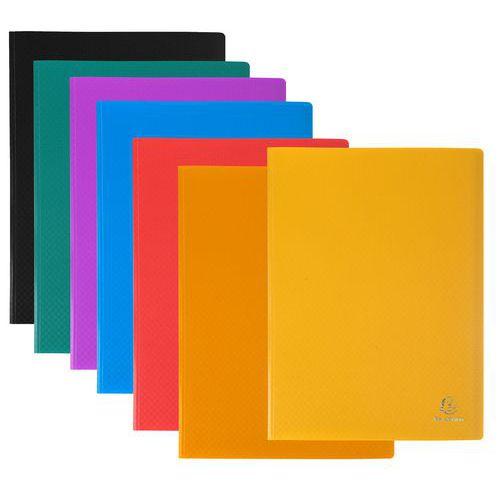 Illustration de : Reliure plastique 60 volets transparents A4