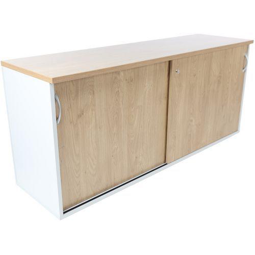 Illustration de : Armoire portes coulissantes Quatuor - Manutan Expert