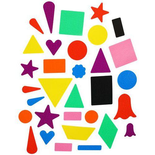 Illustration de : Pochette contenant 40 feuilles gommettes (4800 gommettes) - Pichon
