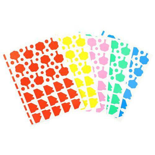 Illustration de : Pochette 40 feuilles gommettes (1080 gommettes) - Pichon
