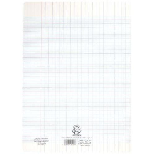 Illustration de : Cahier travaux pratiques 24x32cm 96 pages seyes + uni 70g/90g - Pichon