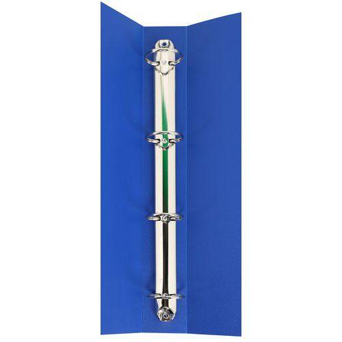 Illustration de : Classeur recyclé polypropylène A4 4 anneaux Ø 30 mm dos 40 mm - Pichon