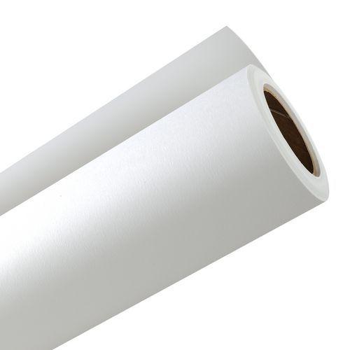 Illustration de : Rouleau papier dessin 10 m x 1,50 m blanc 160 g - Canson