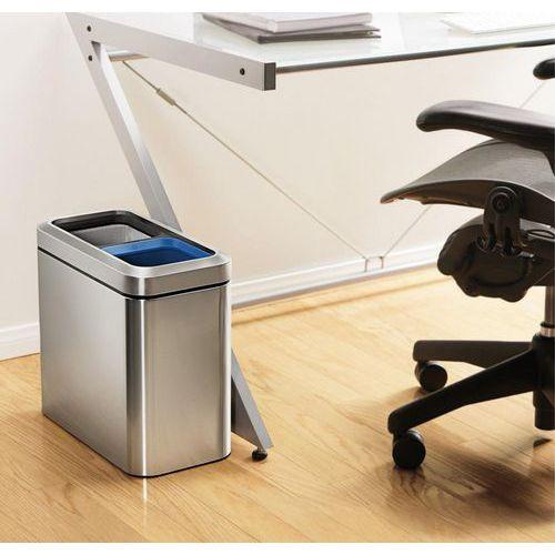 Illustration de : Poubelle Sim Open Recycler 20L - Simplehuman