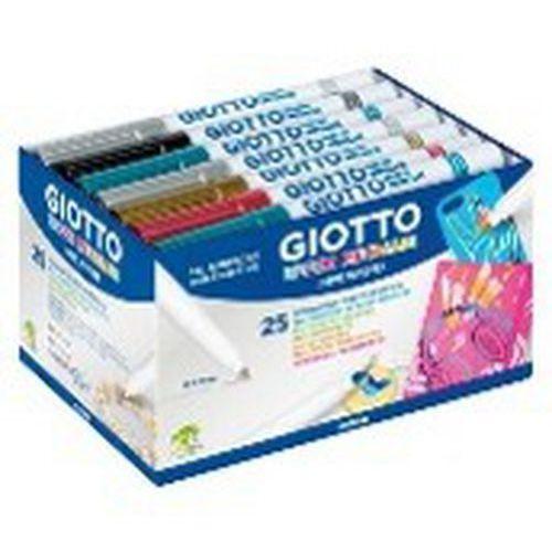 Illustration de : Lot de 25 feutres decor metal - Giotto